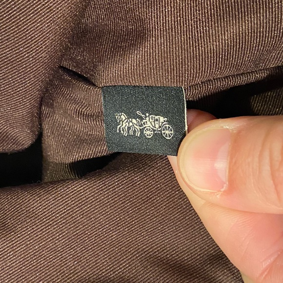 Coach F31507 Abby Duffle Mustard Yellow Gold Pebbled Leather Shoulder handbag - Picture 11 of 13